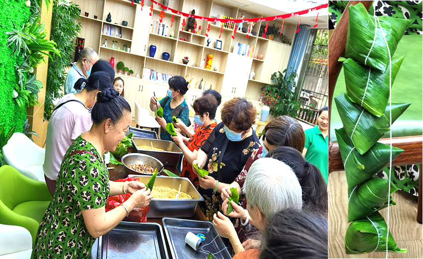 銀海倆寶貝端午包粽子